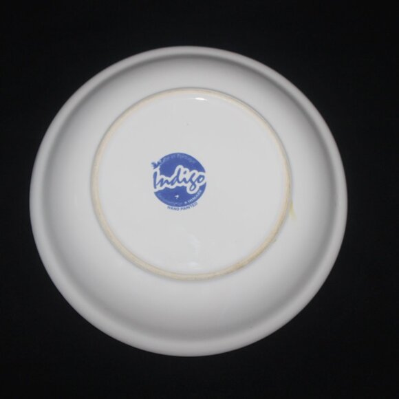 Himark Indigo 2 Tiered Fruit Bowl | Cake Pastry Stand | Hand Painted in Portugal - Picture 8 of 8